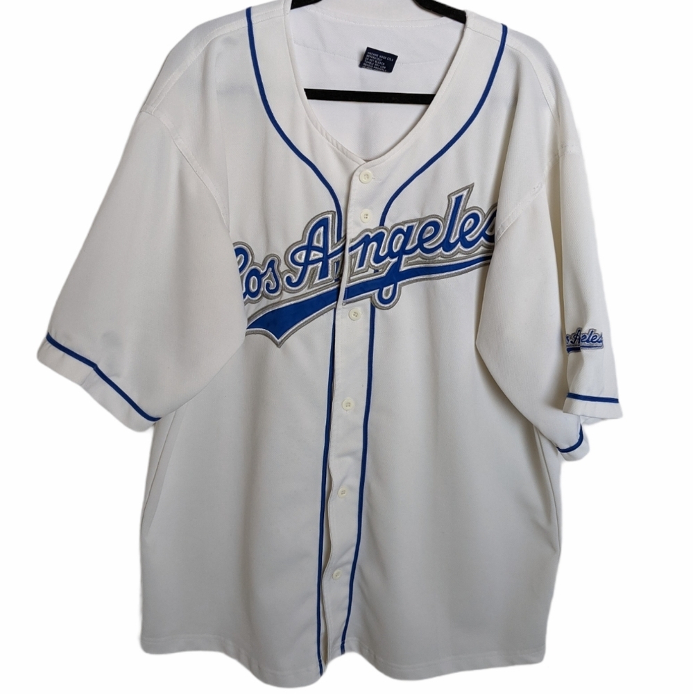 Dodgers jersey button up size 2XL